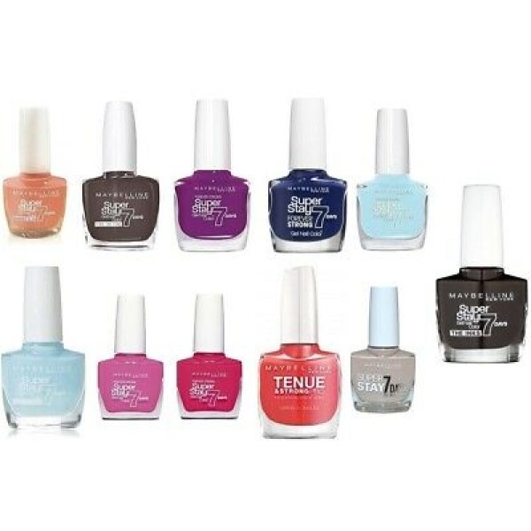 Maybelline Tenue Nail Polish Maybelline Tenue & Strong Pro Nail Polish Assorted X 24 - Image 1