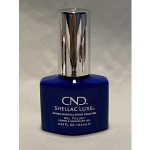 CND Shellac Luxe Gel Nail Polish Blue Eyeshadow X 12