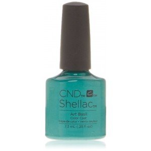 CND Shellac Color Coat Art Basil X 12