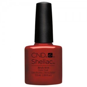 CND Shellac Color Coat Brick Knit X 12