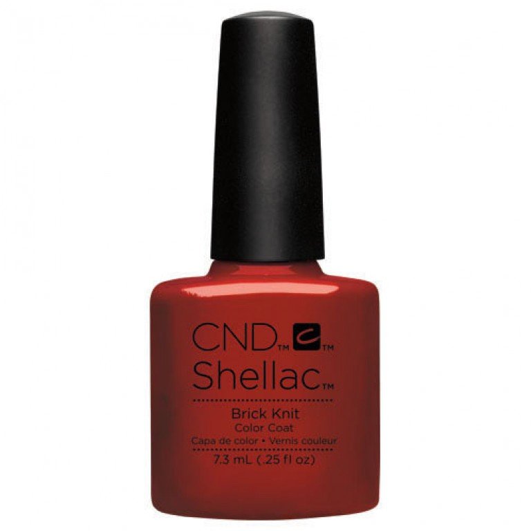 CND20Shellac20Color20Coat20Brick20Knit.jpg CND Shellac Color Coat Brick Knit X 12 - Image 1