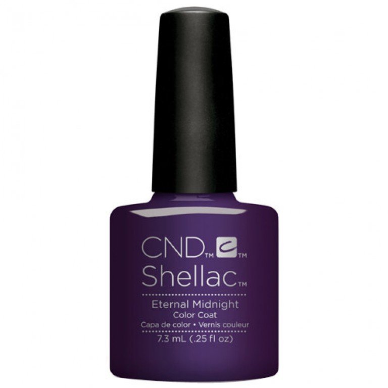 CND Shellac Color Coat Eternal Midnight X 12 - Image 1