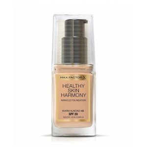 Max Factor Healthy Skin Harmony Foundation 45 Warm Almond X 3