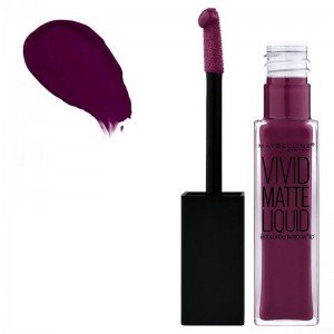 Maybelline Vivid Matte Liquid 47 Deepest Plum X 3