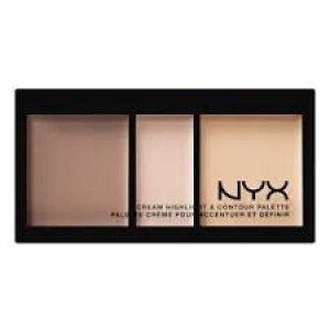 Nyx Cream Highlight And Contour Palette Kit 01 Light x 3
