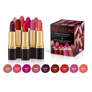 Revlon Super 9 Piece Lustrous Lipsticks Cube Travel Collection X 3