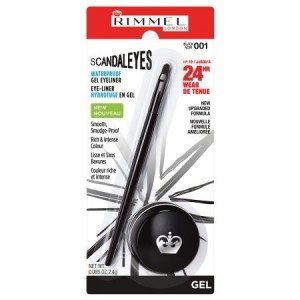 Rimmel Scandaleyes Waterproof Gel Eyeliner Black X 3