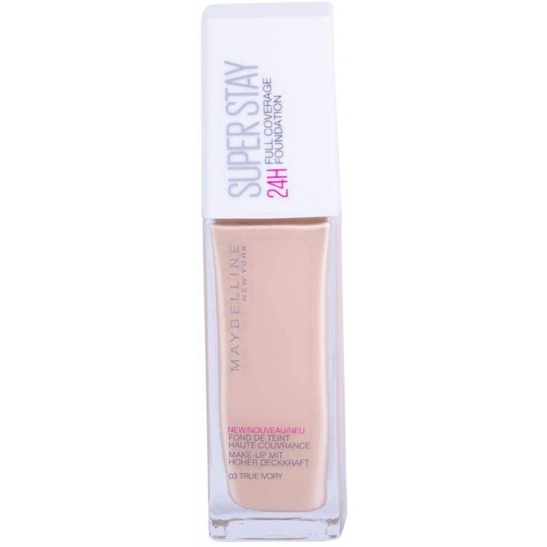 Maybelline200320True20Ivory.jpg Maybelline SuperStay 24H Liquid Foundation 03 True Ivory X 3 - Image 1