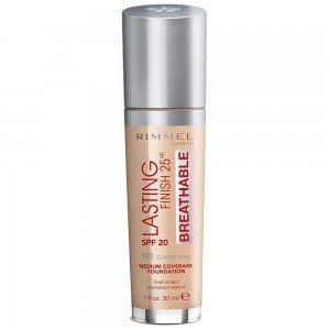 Rimmel Lasting Finish Breathable Foundation 100 Ivory X 6