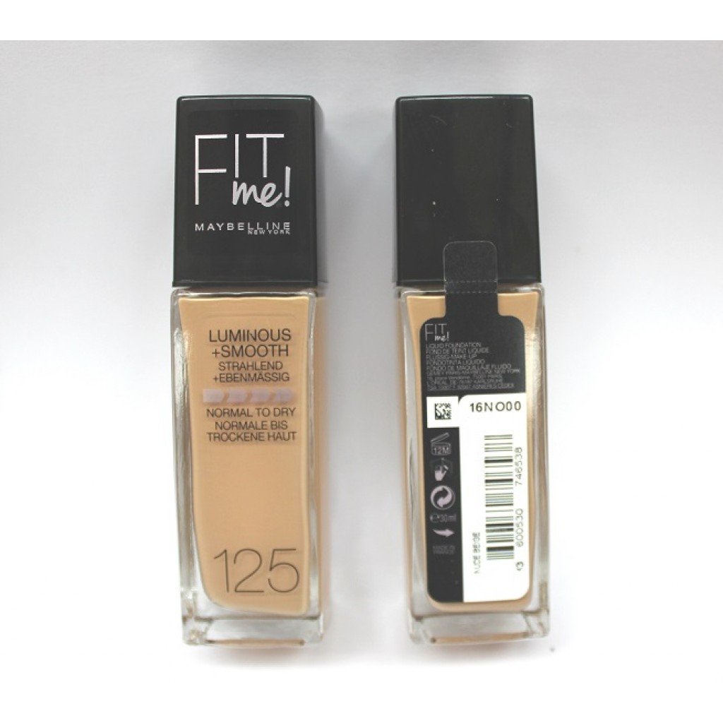 Maybelline Fit Me 125 Maybelline Fit Me Foundation 30ml 125 Nude Beige X 3