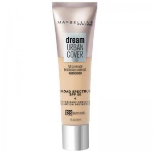 Maybelline Dream Urban Cover Foundation 128 Warm Nude X 3