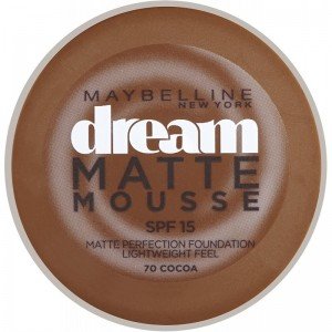 Maybelline Dream Matte Mousse Foundation 70 Cacao X 3