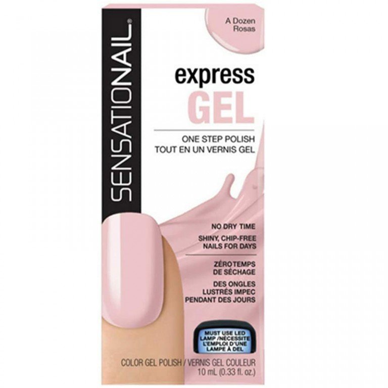 SensatioNail Express Gel Polish A Dozen Rosas X 4 - Image 1