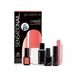 SensatioNail Gel Polish Starter Kit Coral Sunset X 2