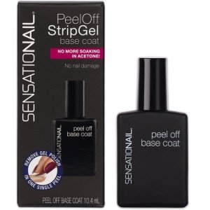 SensatioNail Peel Off Strip Gel Base Coat X 4