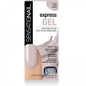 Sensationail Express Gel Polish I Sleep Bare Naked X 4