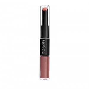 Loreal Infallible 24HR 2 Step Lipstick 312 Incessant Russet X 3