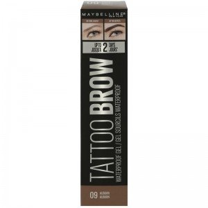 Maybelline Tattoo Brow Waterproof Gel 09 Auburn X 3