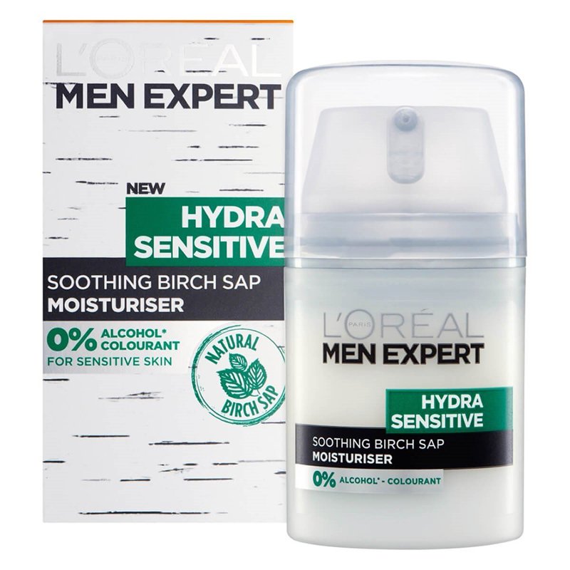Loreal Men Expert Hydra Sensitive Birch Sap Milky Emulsion 50ml X 3 Loreal Men Expert Hydra Sensitive Birch Sap Milky Emulsion 50ml X 2 - Image 1