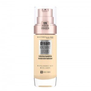 Maybelline Dream Radiant Liquid Foundation 10 Ivory X 3