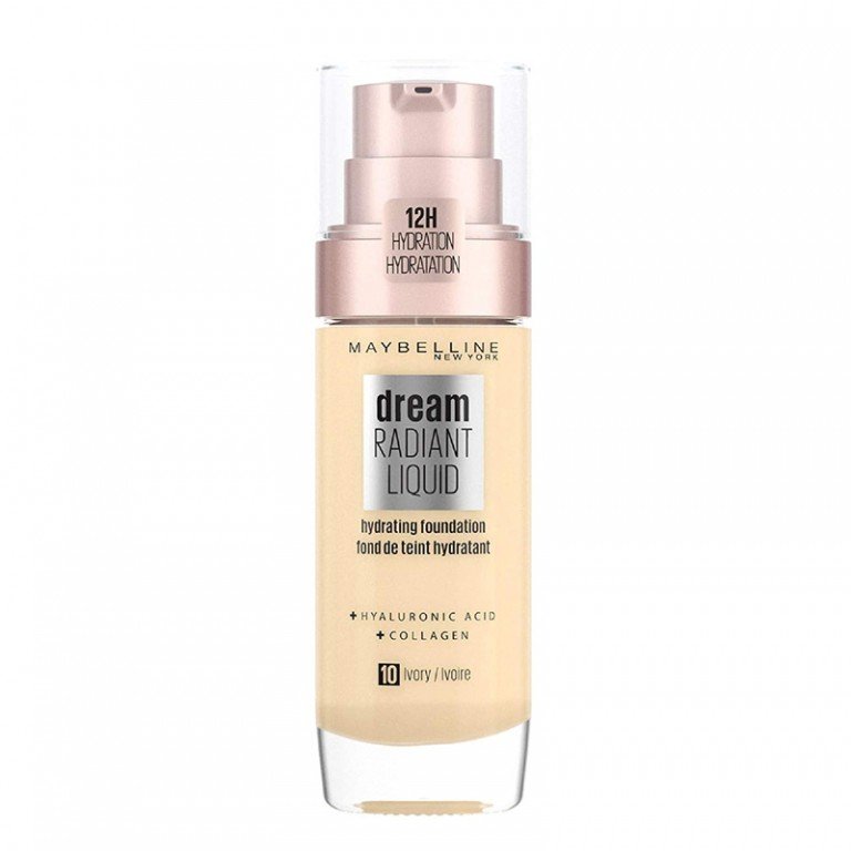 Maybelline Dream Radiant Liquid Foundation 10 Ivory X 3 - Image 1