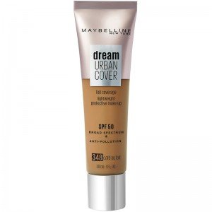 Maybelline Dream Urban Cover Foundation 348 Cafe Au Lait X 3