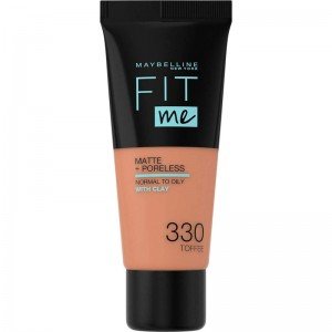 Maybelline Fit Me Matte & Poreless Foundation 330 Toffee X 3