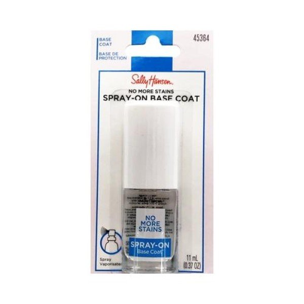 Sally Hansen No More Stains Spray on Base Coat Sally Hansen No More Stains Spray on Base Coat 11ml X 4 - Image 1