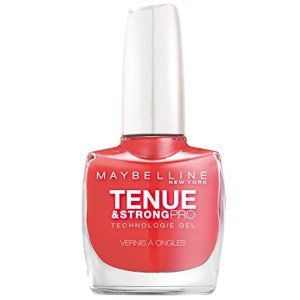 Maybelline Tenue Strong Pro 490 Rose Salsa Nail Polish X 6