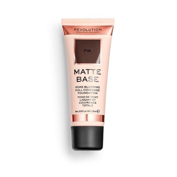 Revolution Matte Base Foundation F18 X 3 Revolution Matte Base Foundation F18 X 3 - Image 1