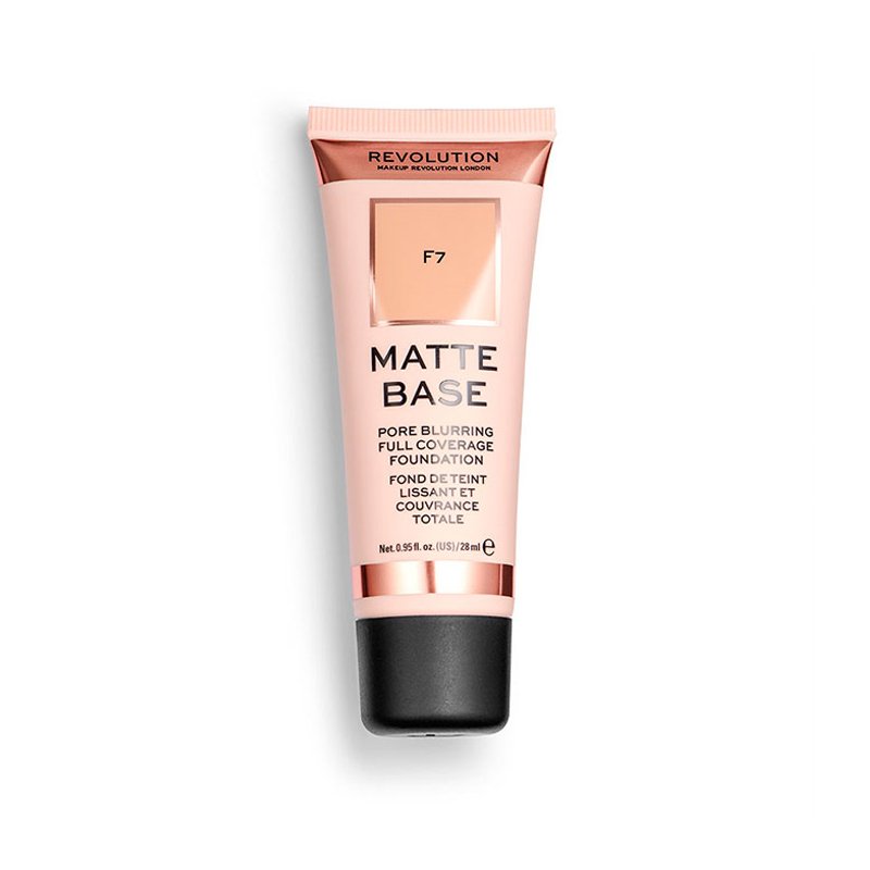 Revolution Matte Base Foundation F7 X 3