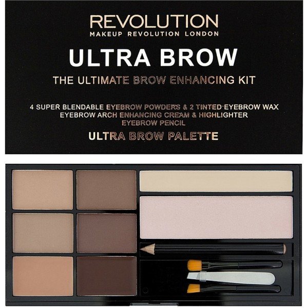 Revolution Ultra Brow Palette Fair to Medium Revolution Ultra Brow Palette Fair to Medium X 3 - Image 1