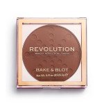 Revolution Bake & Blot Compact Powder Deep Dark X 3