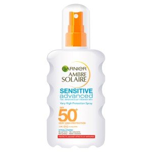 Garnier Ambre Solaire Sensitive Advanced Spray Very High SPF 50+ 200ml X 6