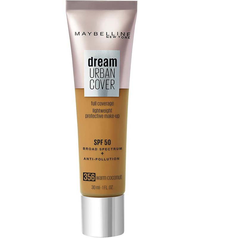 Maybelline Dream Urban Cover Foundation 356 Warm Coconut X 3 Maybelline Dream Urban Cover Foundation 356 Warm Coconut X 3
