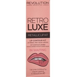 Revolution Retro Luxe Matte Lip Kit In Waiting X 3