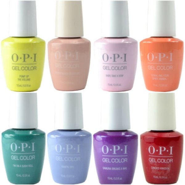 OPI Gel Color OPI Gel Color Nail Polish Assorted X 6 - Image 1