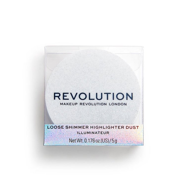 Revolution Loose Shimmer Highlighter Dust Rose Quartz X 3