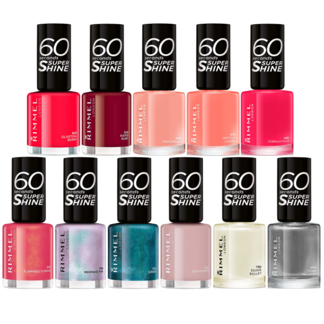 Rimmel 60 Second Nail Polish Rimmel 60 Second Nail Polish Assorted X 50 - Image 1