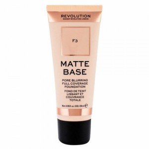 Revolution Matte Base Foundation F3 X 3