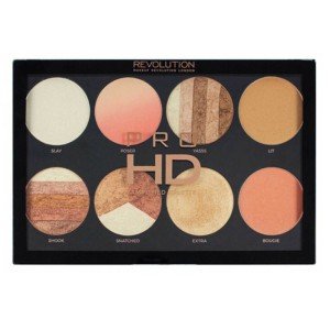 Revolution Pro HD Palette Amplified Brighter Than My Future 8 Highlighter Palette X 3