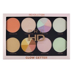 Revolution Pro HD Palette Amplified Glow Getter 8 Highlighter Palette X 3