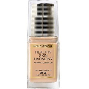 Max Factor Healthy Skin Harmony Foundation 33 Crystal Beige X 3