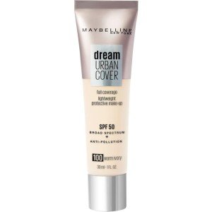 Maybelline Dream Urban Cover Foundation 100 Warm Ivory X 3