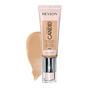 This foundation is medium to buildable coverage with a natural finish.