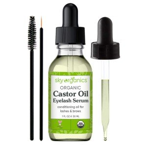 Sky Organics Organic Castor Oil Eyelash Serum 30ml X 3