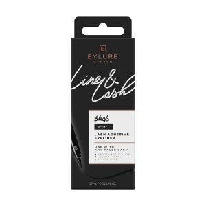 Eylure Line & Lash 2-In-1 Eyelash Adhesive Eyeliner Black X 3