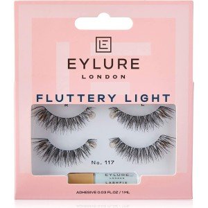 Eylure Wispy Light No. 117 False Eyelashes 3 Pair X 3