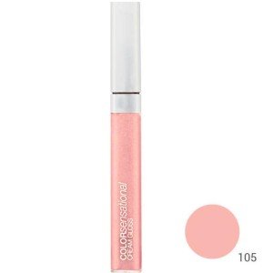 Maybelline Color Sensational Shine Gloss 105 Cashmere Rose X 3
