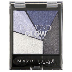 Maybelline Eyestudio Diamond Glow Eyeshadow 03 Blue Drama X 3